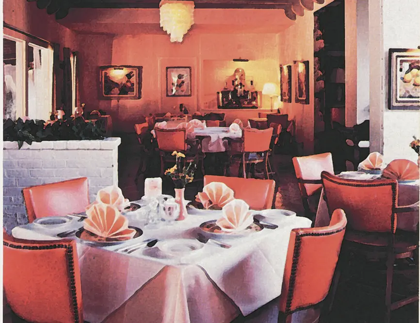 The Old Orange Tree dining room at Royal Palms